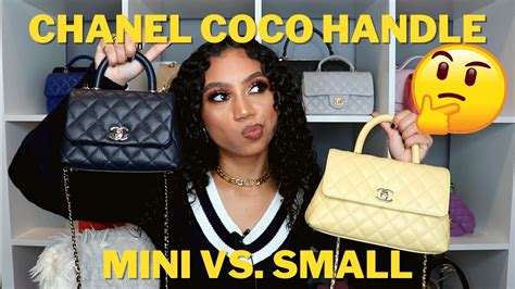 chanel coco handle small vs medium|chanel coco handle price.